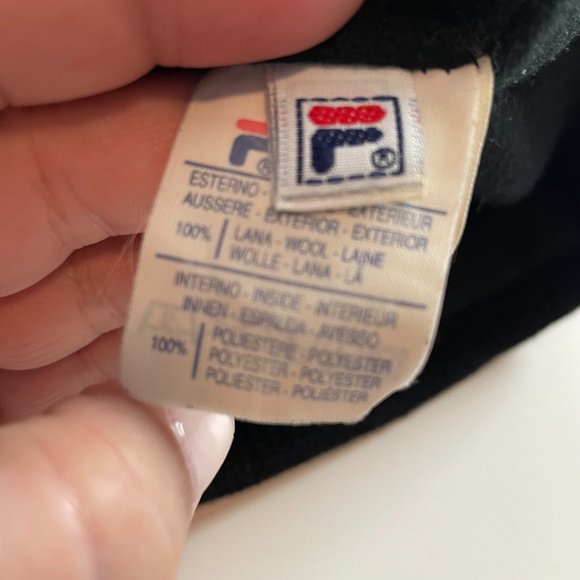 Vintage FILA Rare FISI Logo Knit Wool Winter Bucket Hat Cap Emblem One Size main image 9
